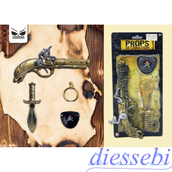 Pistola + Accessori Pirata Mood