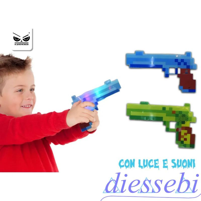 Pistola Pixel Luci e Suoni