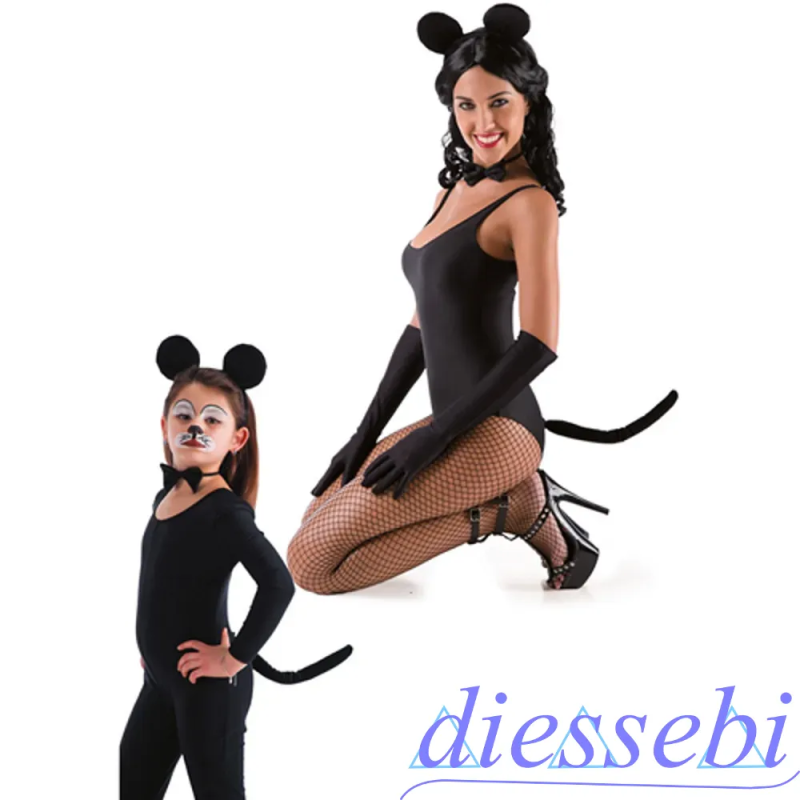 Set Topolina (Cerchietto + Papillon + Coda) Carnival Toys