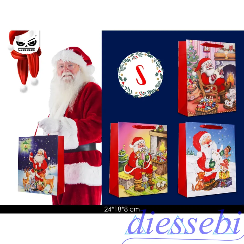 Shopper Babbo Natale Cartoon S