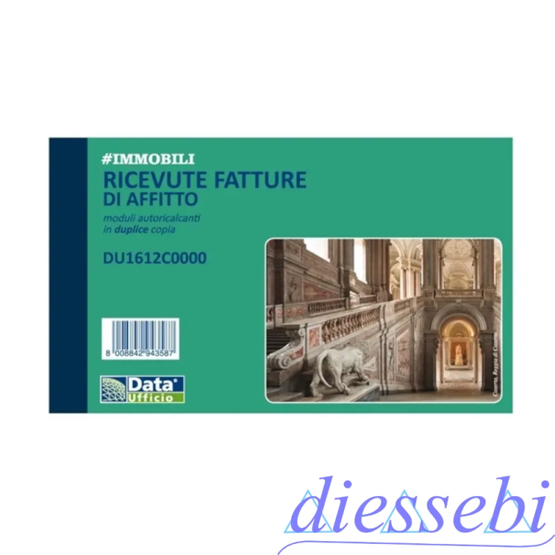 Blocco Ricevute Affitto 2cp Data Ufficio