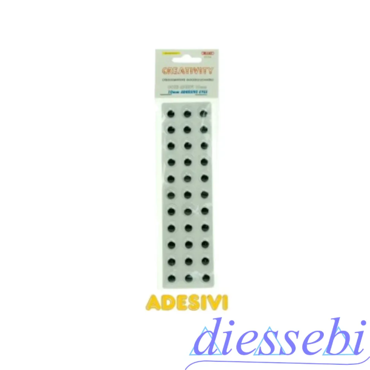 Occhi Mobili Rotondi Adesivi 10mm