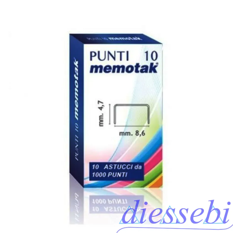 Punti Cucitrice Passo 10 Memotak