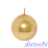 Candela Sfera Lucida 8cm Oro