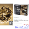 Catena Luminosa 180 Minilucciole Bianco Caldo Uso Esterno