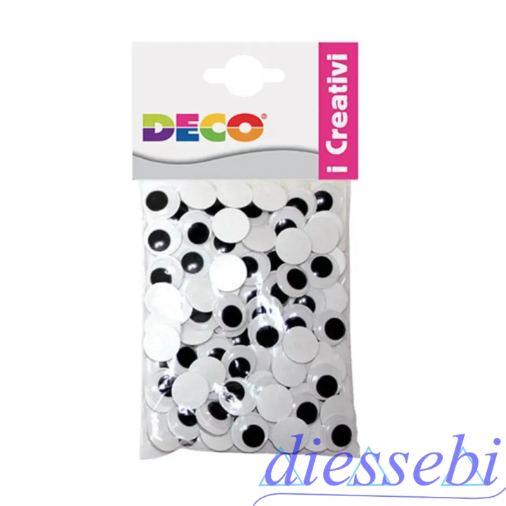 Occhi Mobili Adesivi Tondi 5mm CWR
