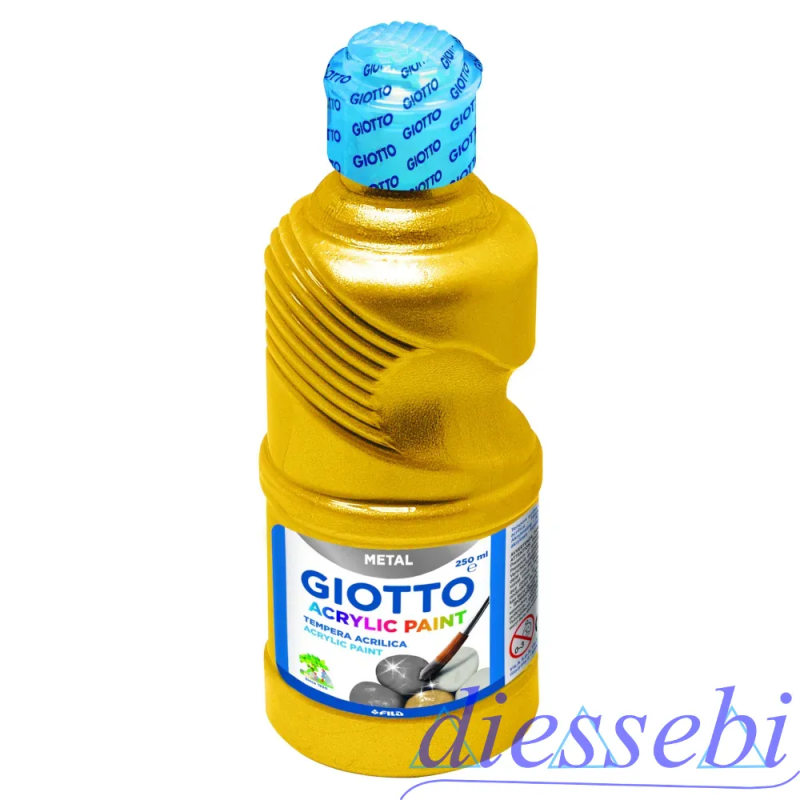 Tempera Acrilica 250ml Oro Metal Giotto
