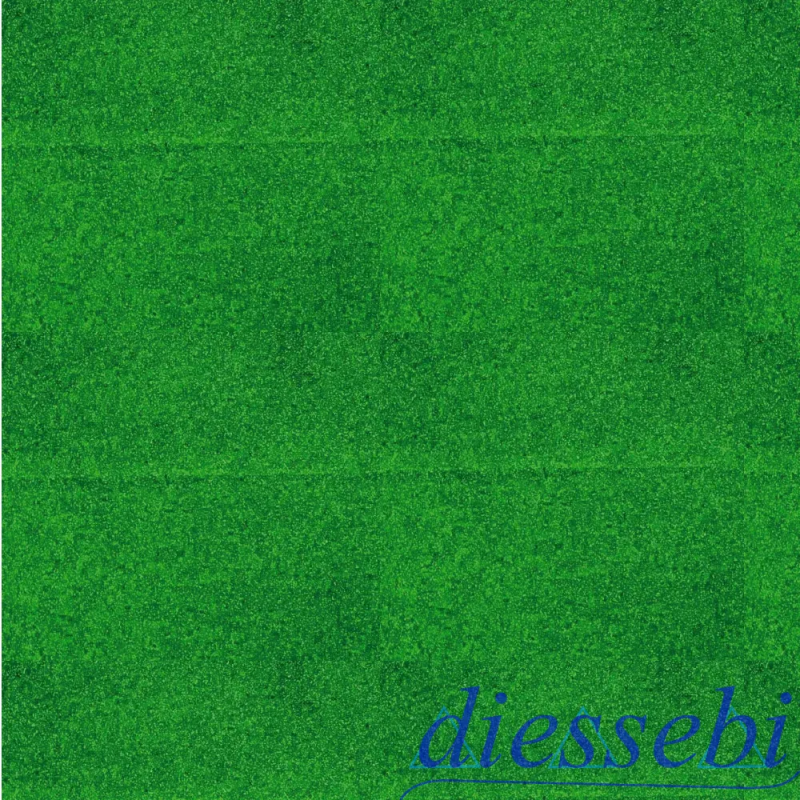 Gomma Eva Glitter Verde