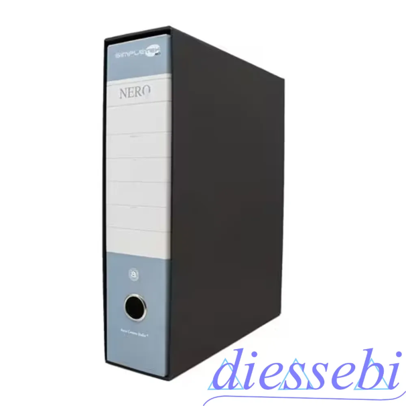 Registratore con Custodia dorso 8 Celeste