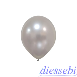 Palloncino Lattice 5'' Metal Argento Premium