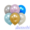 Palloncino Lattice 5'' Metal Argento Premium