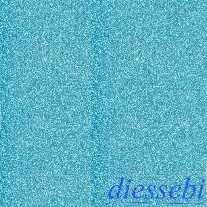 Gomma Eva Glitter Azzurro