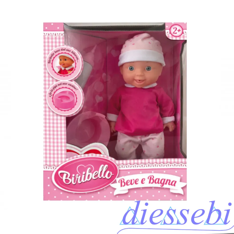 Bambolotto Biribello Bebè Beve e Bagna