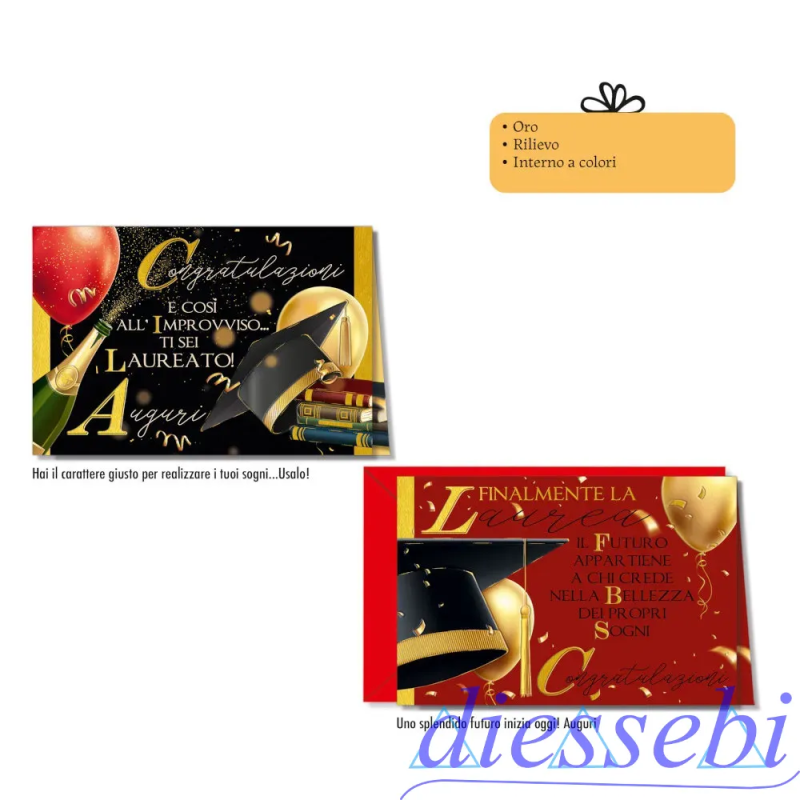 Biglietto Laurea Classico