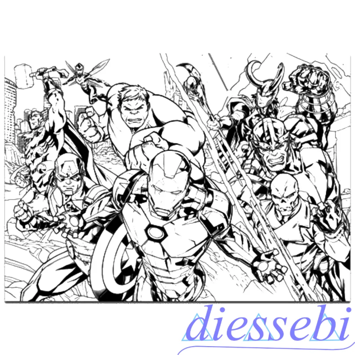 Puzzle Avengers Maxi Floor Lisciani