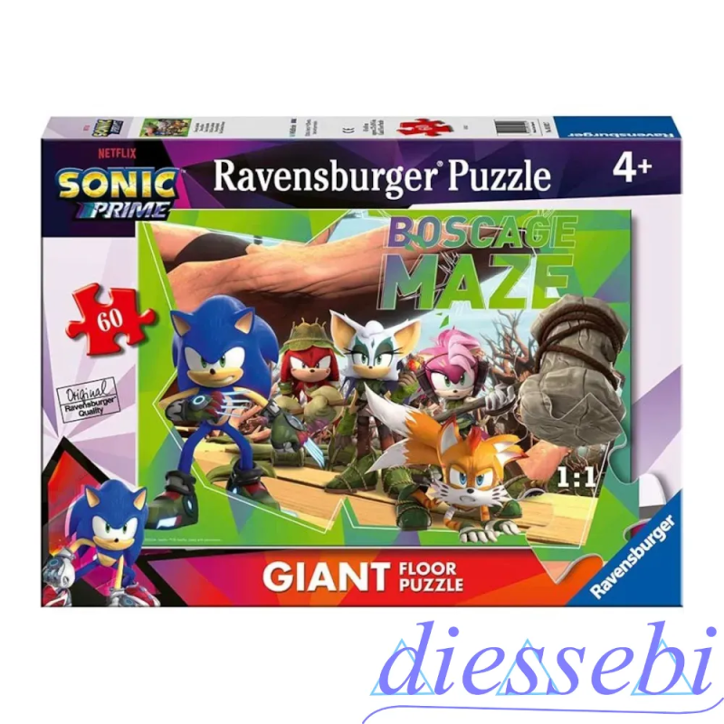 Puzzle Sonic 60 Pezzi Ravensburger