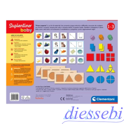 Sapientino Baby Prime Scoperte Montessori Clementoni