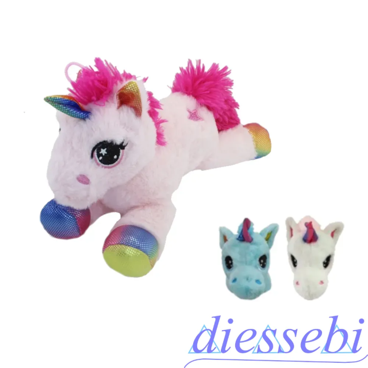 Peluche Unicorno Sdraiato 32cm