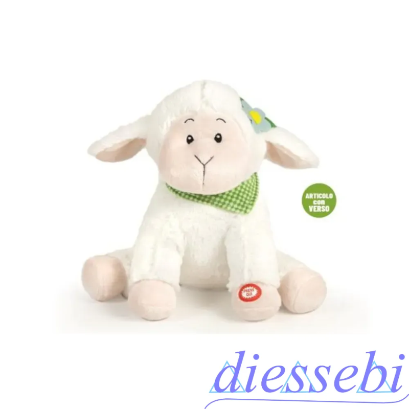 Peluche Pecora con Foulard e Suono