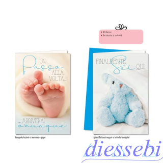 Biglietto Nascita Maschile