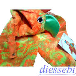 Costume Peluche Pappagallo