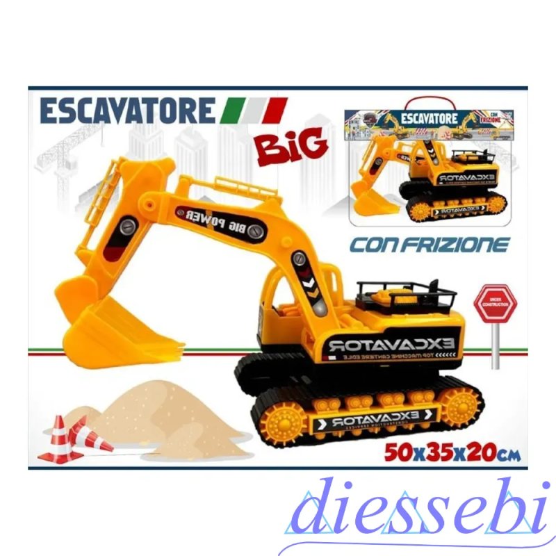 Escavatore Movimento a Frizione