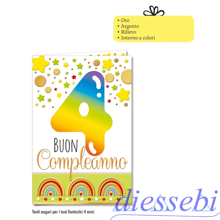 Biglietto 4 Anni Rainbow