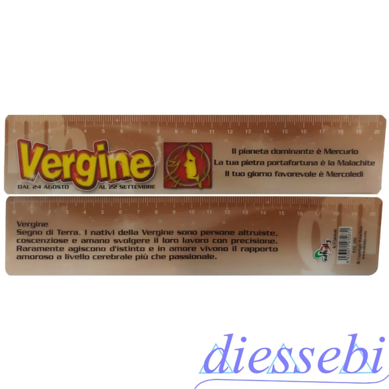 Righello 20cm Segno Zodiacale "Vergine"
