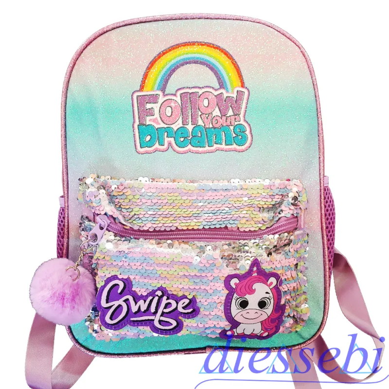 Zaino Asilo Swipe Unicorn Follow Your Dreams