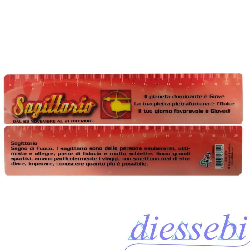 Righello 20cm Segno Zodiacale "Sagittario"