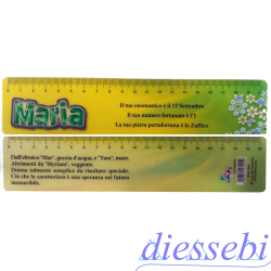 Righello 20cm Nomi "Maria"