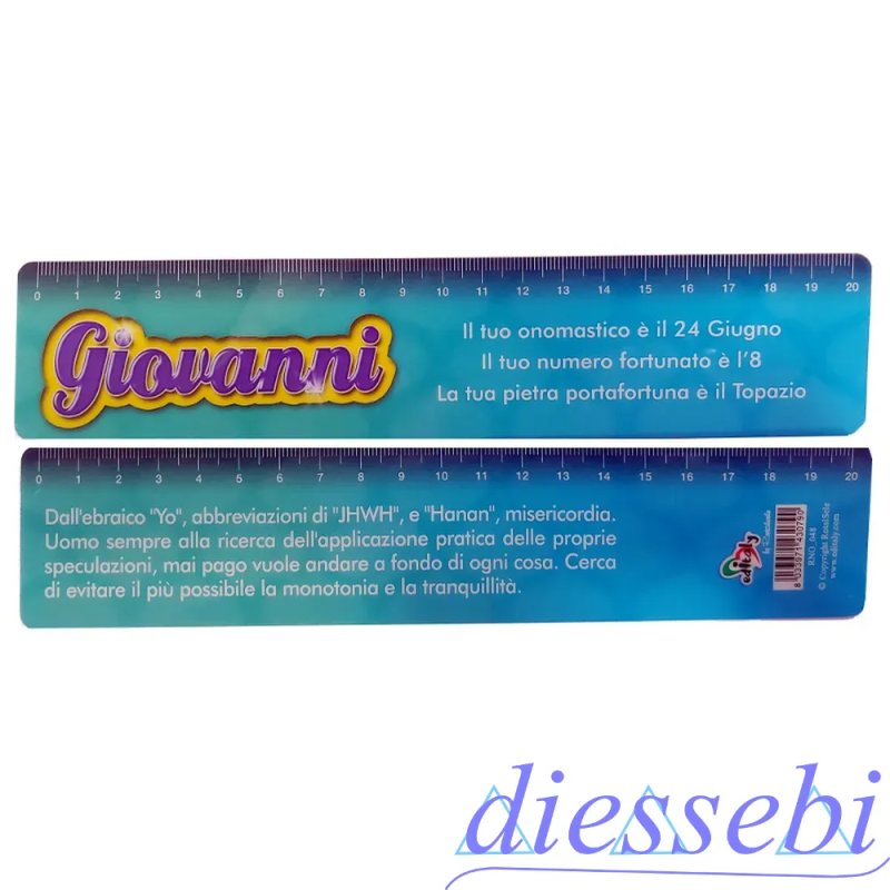 Righello 20cm Nomi "Giovanni"