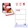 Etichette Adesive 210x99mm su foglio A4 Markin
