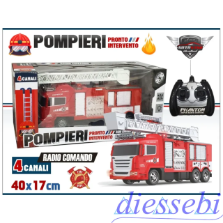 Camion Pompieri RC Scala 1:18