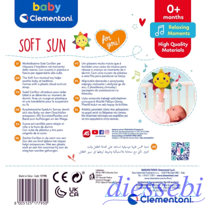 Carillon Soft Sun Baby Clementoni