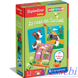 Sapientino Baby Le Case dei Cuccioli Montessori Clementoni