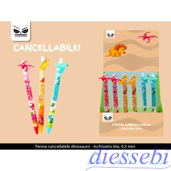 Penna Cancellabile Gel Dinosauri