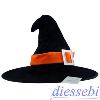 Cappello Strega Nero - Arancione
