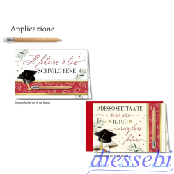 Biglietto Laurea con Matita 