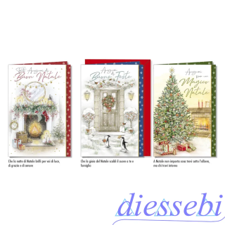 Biglietto Bianco Natale