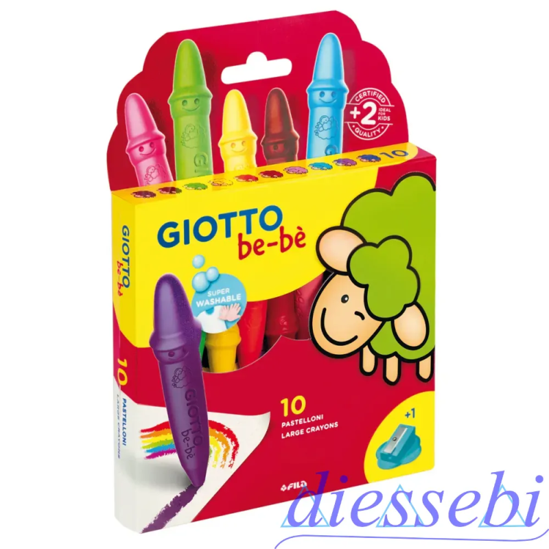 Giotto Bebè Pastelloni a Cera da 10