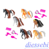 Set 3 Cavalli con Accessori