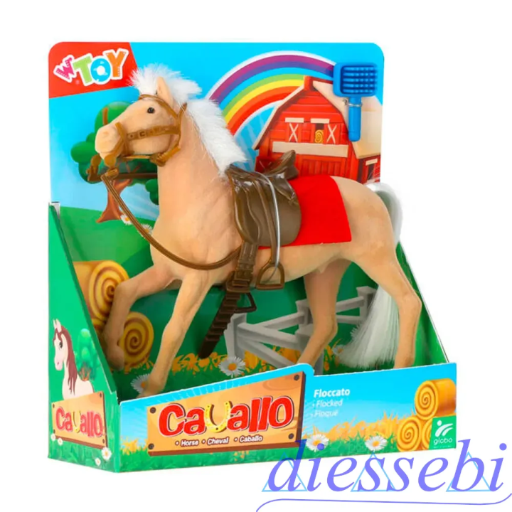 Cavallo Floccato con Spazzola