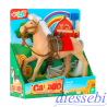 Cavallo Floccato con Spazzola
