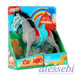 Cavallo Floccato con Spazzola