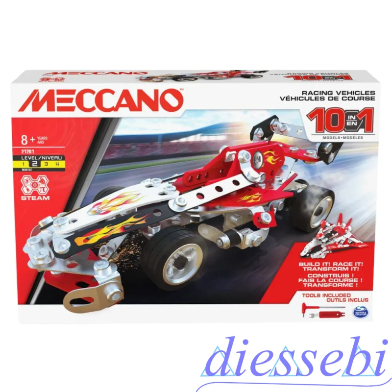Meccano Veicoli da Corsa 10in1