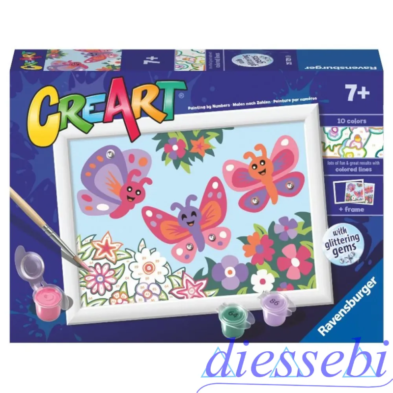 CreArt Farfalle con Glitter Ravensburger