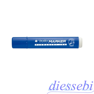 Pennarello Tratto Marker P. Tonda Blu