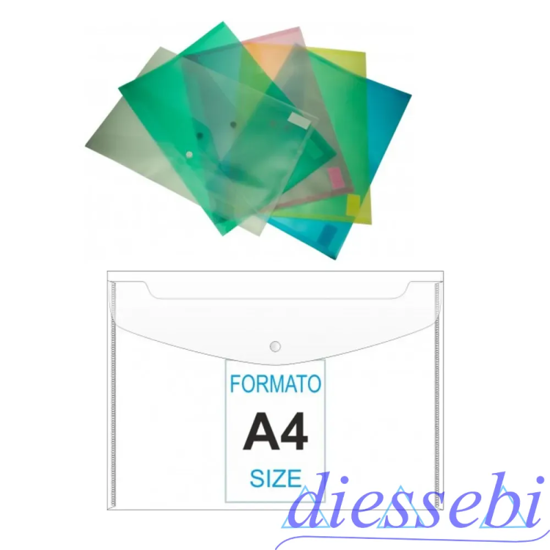 Busta A4 Orizzontale Giallo
