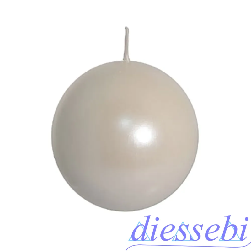 Candela Sfera Avorio 8cm